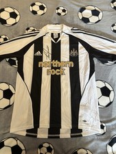 Collectible Newcastle United 05/06 Adidas home Shirt - Signed By Alan Shearer 