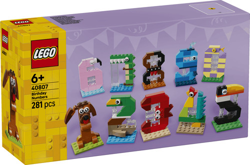 Lego 40807 birthday numbers - lego,