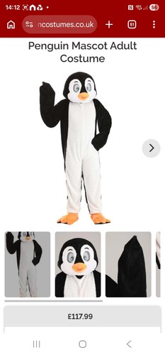 Penguin mascot costume - penguin,