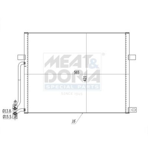 Condenser fits bmw - bmw, e46