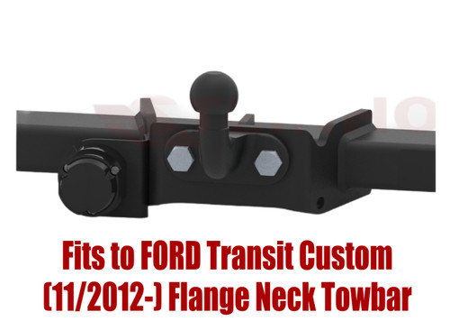 Flange neck tow - neck, for