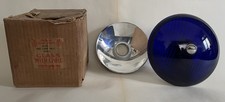 Rare Lucas BLUE glass lamp