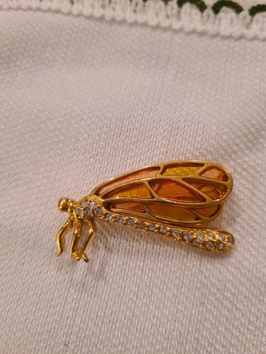 Vintage style amber enamel - vintage,