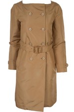 PRADA BEIGE SILK TRENCH COAT