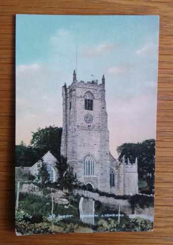 Vintage postcard neot - vintage, postcard-st.neot