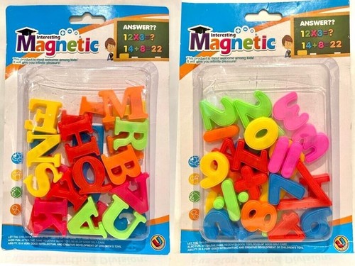 Magnetic letters numbers - letters,