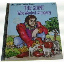 The Giant Who Wanted Company Hardcover 1979 Vintage Little Golden Book 