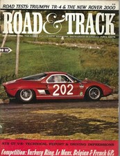 1964 road track car - track,