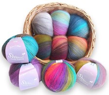James C Brett Shhh DK Variegated Acrylic Wool Blend Knitting Crochet Yarn 100g
