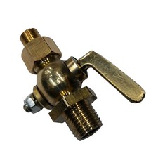 NEW BRASS PETROL FUEL TAP