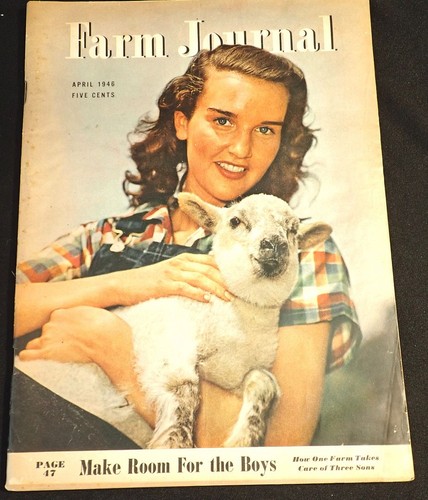 Farm journal april 1946 dairy - farm,