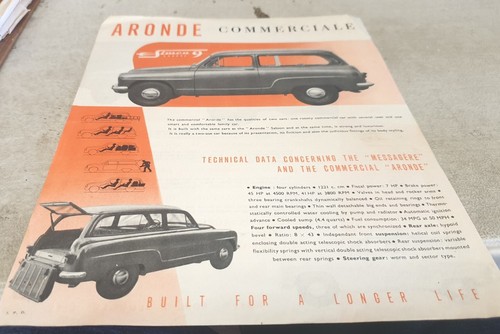 1950s simca aronde panel - 1950s, van