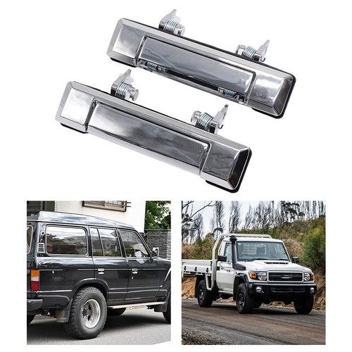 Chrome outside door handle - outside,