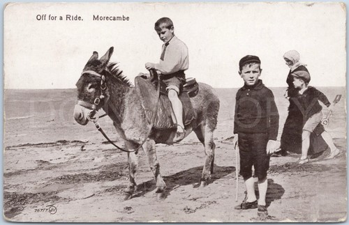 Morecambe postcard 1920 - morecambe,