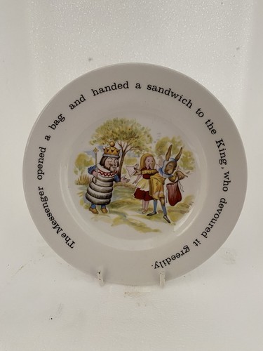 Alice wonderland plate - in,