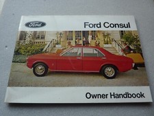 FORD CONSUL Owners handbook