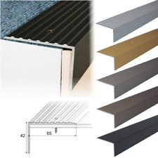 1.2m Aluminium Stair Nosing Edge Trim Step Nose anti slip Edging Nosings A32