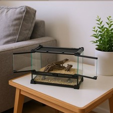 Glass Reptile Terrarium Vivarium Lizards Gecko House Aquarium Tank 30×20×20cm