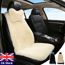 Beige sheepskin faux - beige, fur