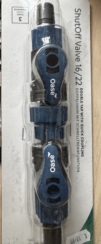 Oase double tap valve - oase,
