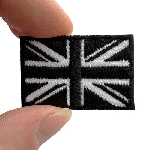 Mini black flag patch - uk, iron