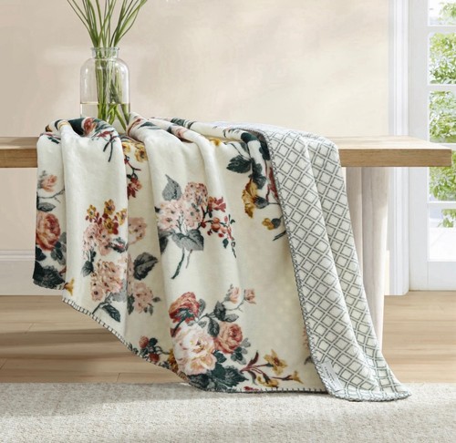 Laura ashley reversible throw - laura,