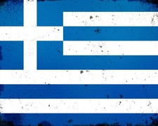 Greece greek flag worn - greek,