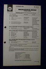 MERCEDES-BENZ 200D/8-220D/8 SHELL LUBRICATION PASSENGER CAR SERVICE GUIDE No.163