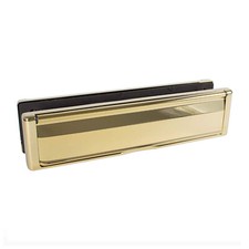 Quality Letter Plate Box Door UPVC Composite Chrome Black Gold Satin Flint