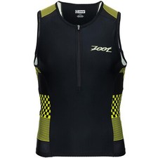Zoot Performance Sleeveless Tri Tank - Black/Yellow - Small