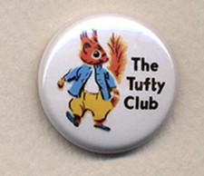 THE TUFTY CLUB repro Badge