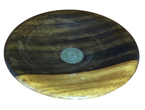 Wooden coin dish one - wooden,