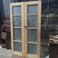 A pair of glazed Alcove Doors