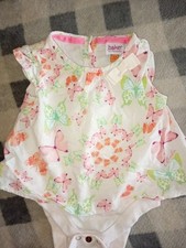 0-3 Months Ted Baker built in vest baby girl dress NEW
