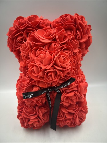 Red rose bear flower teddy - rose,