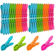 48 Clothes Pegs Line Washing