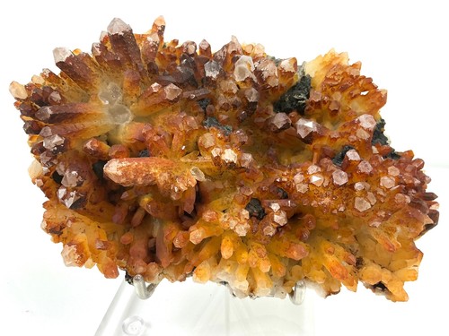 Hematoid quartz calcite - hematoid,