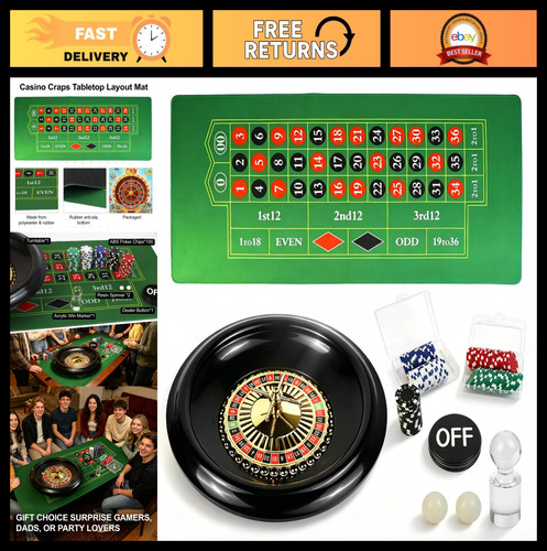 Casino night game - casino, set