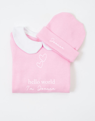 Personalised hello world - hello,