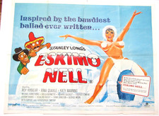 Original Eskimo Nell UK Quad Film Poster 1975
