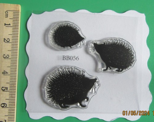 Trio hedgehogs cling - of,