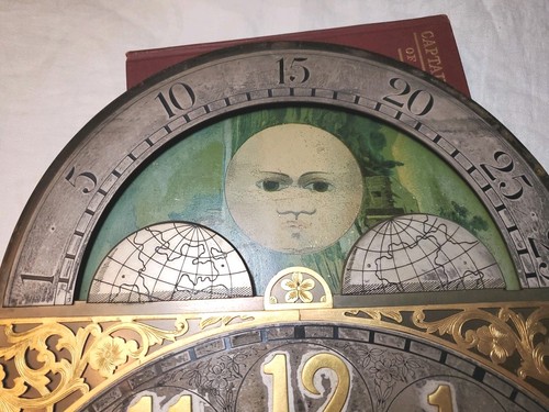 Antique brass grandfather - brass,