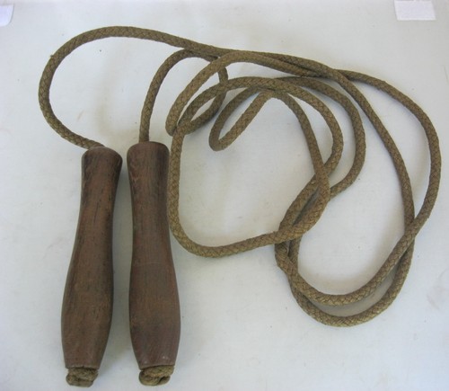 Vintage skipping rope shaped - vintage,