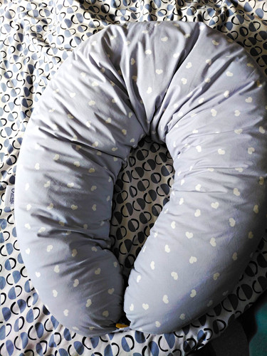 Shape feeding pillow grey - grey, &