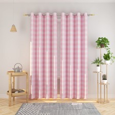 Buffalo Check Curtains 84 inch