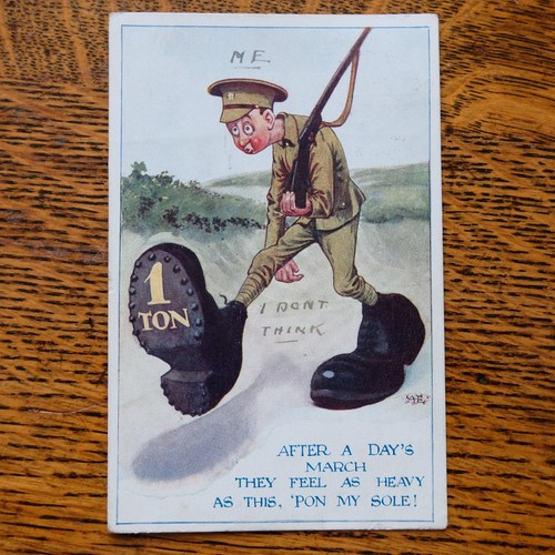 Postcard comic hobnail - postcard,