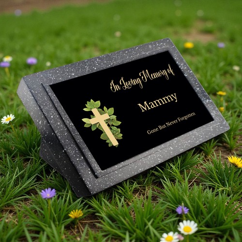 Memorial grave marker - grave,