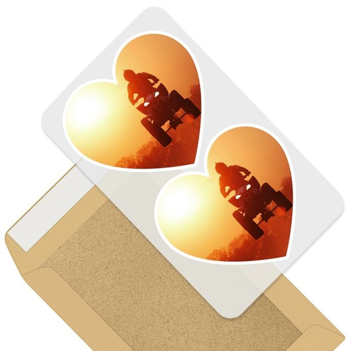Heart stickers atv - stickers,