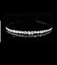Wedding headband rhinestone - wedding,