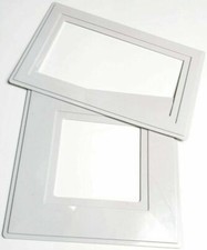 Single or Double Socket Finger Plate Light Switch & Plug Surround Panel Cover 